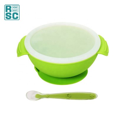 OEM Welcome Mini Food-Grade Silicone Baby Bowls with Suction Cup for Baby