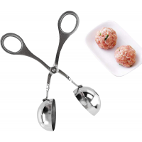 Ball Maker None-Stick Meat Baller Tongs Cake Pop Maker Cookie Dough Scoop Tongs for Meatball